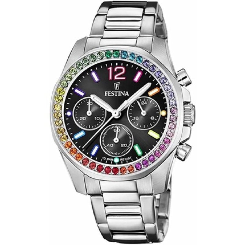 Festina Ladies. Analog Quartz Watch With Stainless Steel Bracelet F20606/3