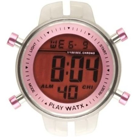 Reloj Watx Digital Color Violeta Unisex Digital Quartz Watch With Bracelet