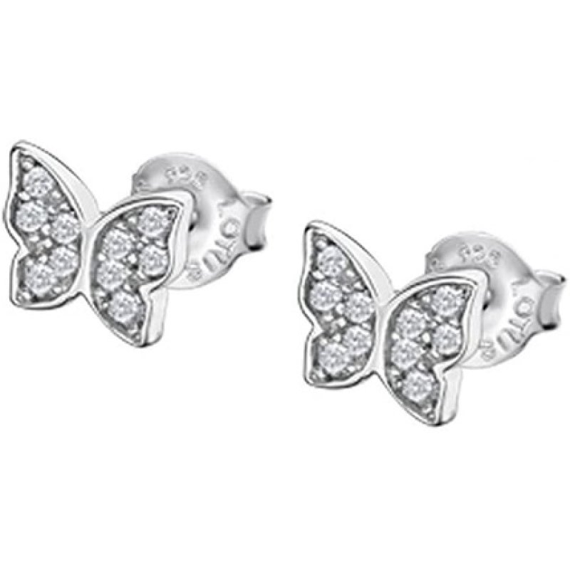 Lotus Silver Women's Earrings Model Lp3051-4/1 From The Pure Essential Collection