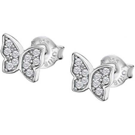 Lotus Silver Women's Earrings Model Lp3051-4/1 From The Pure Essential Collection