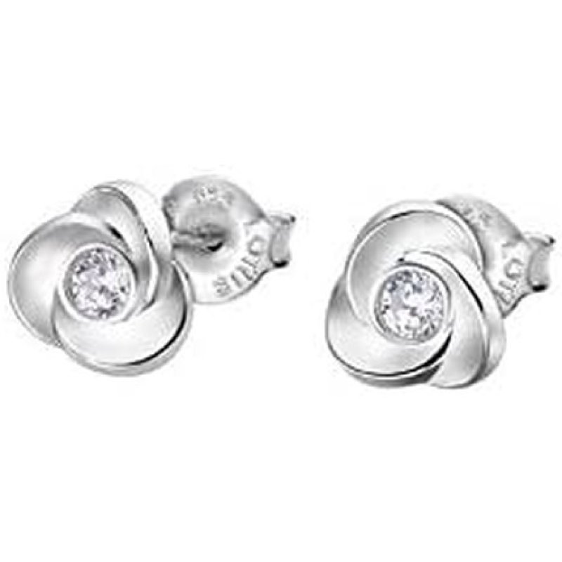 Lotus Silver Earrings Pure Essential Lp3059-4/1
