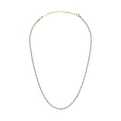 Daniel Wellington Sparkling Gold Plated Crystal Necklace Classic Tennis Dw00400391