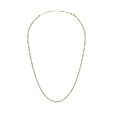 Daniel Wellington Sparkling Gold Plated Crystal Necklace Classic Tennis Dw00400391