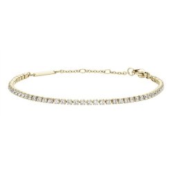 Daniel Wellington Glittering Gold-Plated Bracelet With Crystals Classic Tennis