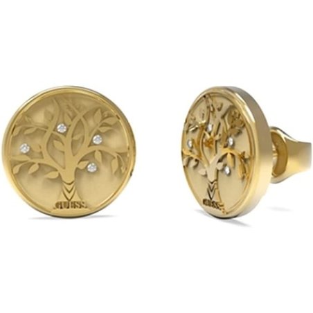 Guess Ms. Talismania Earrings Jube01443jwygt-U Gold Stainless Steel 12 Mm