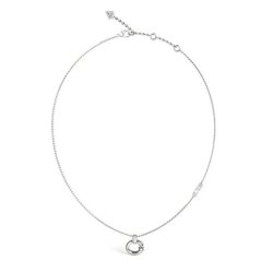 Guess Oh My G Crystal Steel Necklace