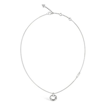 Guess Oh My G Crystal Steel Necklace