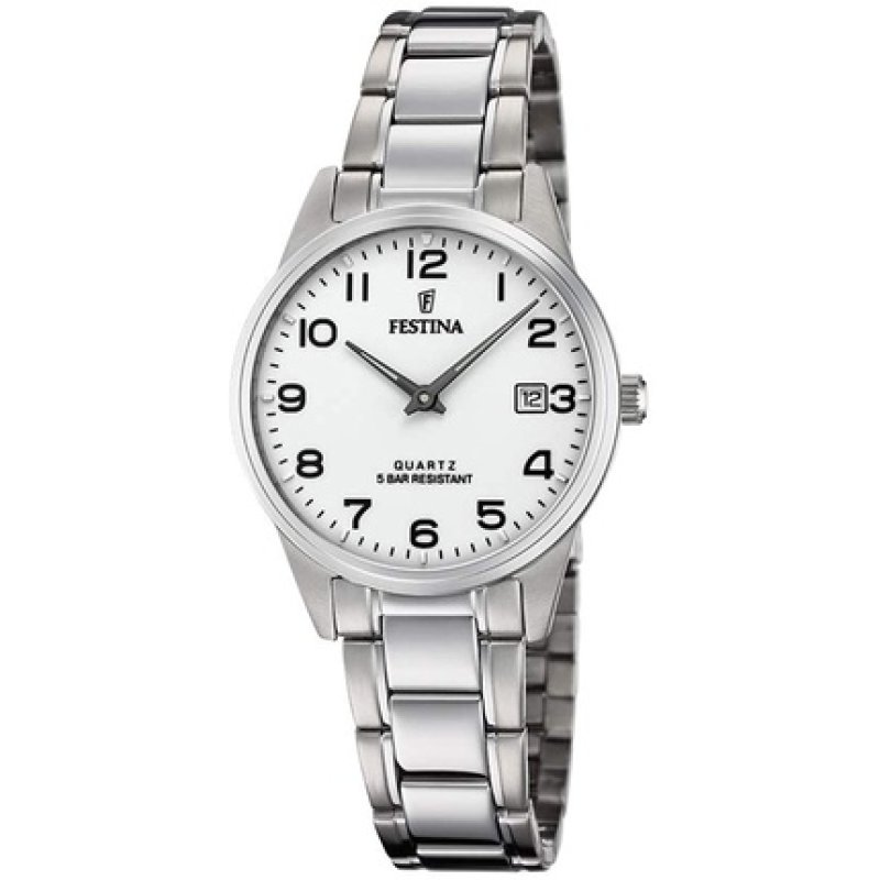 Festina Ladies Analog Quartz Watch With Stainless Steel Bracelet F20509/1