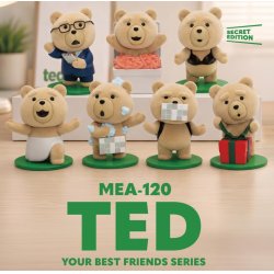 TED - Ted Your Best Friends Series - Set 6 Figurine 8 cm
