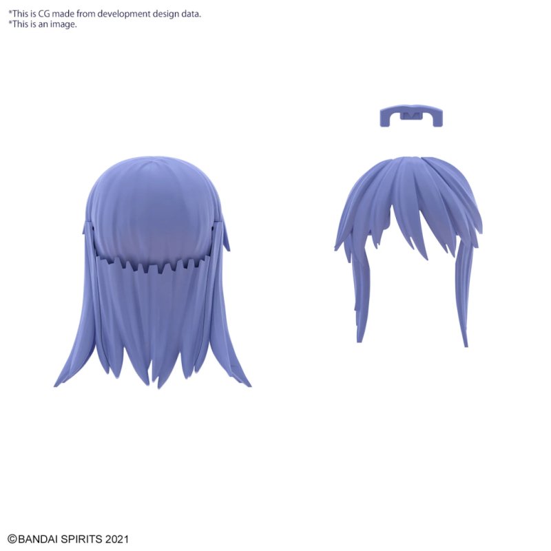 30MS - Option Hair Style Parts Vol.8 All 4 Types - Model Kit