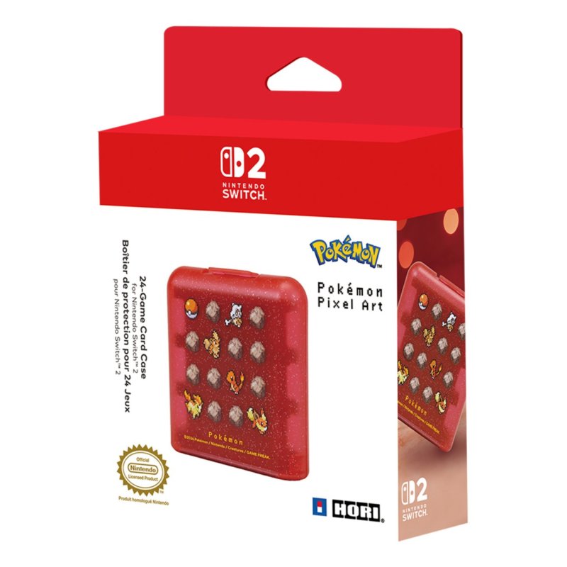 HORI - 24-Game Card Case - Pokémon Pixel Red