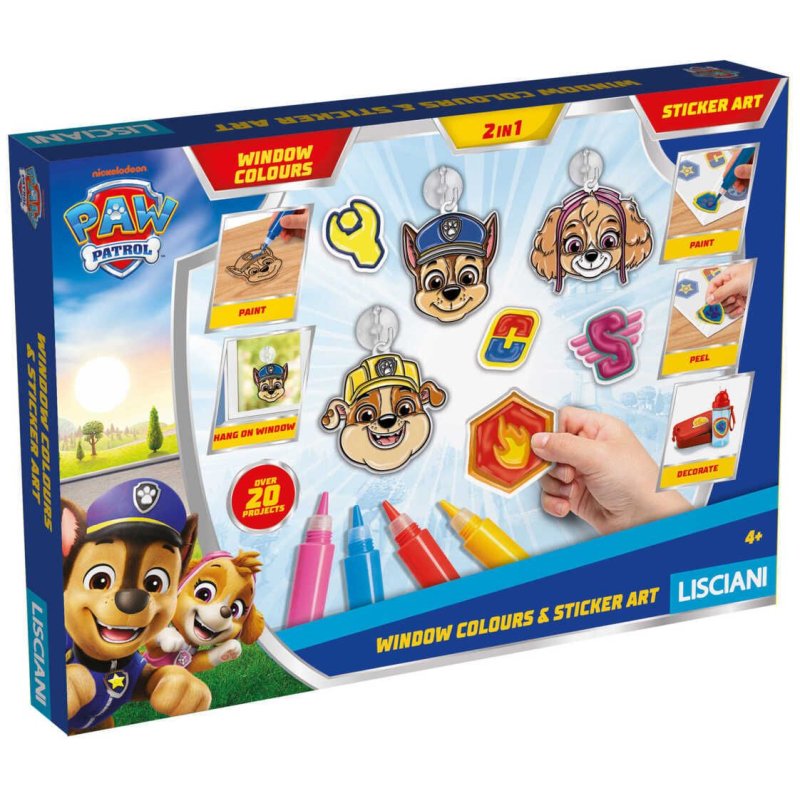 Paw Patrol - Window Color & Sticker Art (118847)