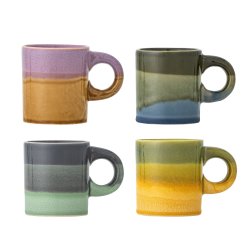 Bloomingville Joris Tasse Multicolore Universel 4 pièce(s)