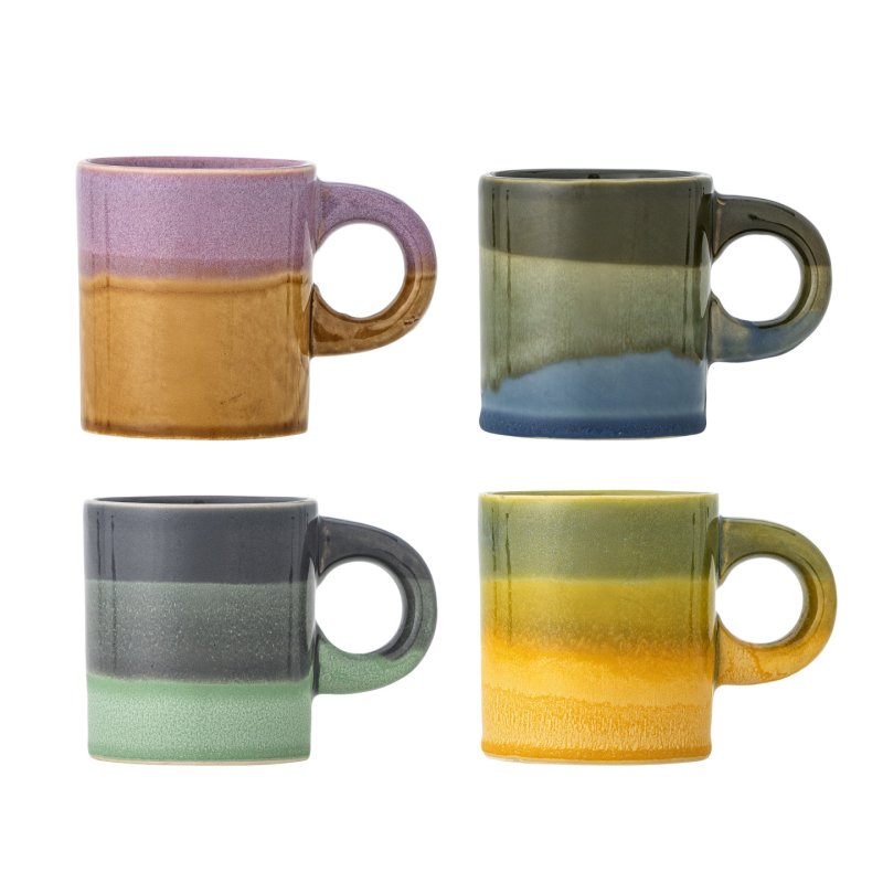 Bloomingville Joris Tasse Multicolore Universel 4 pièce(s)