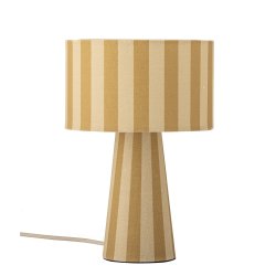 Bloomingville - Emmie Table Lamp - Yellow - Linen
