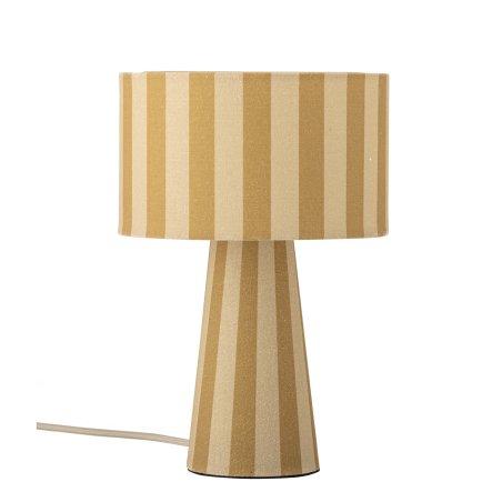 Bloomingville - Emmie Table Lamp - Yellow - Linen