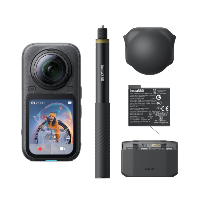 Insta360 X6 Essentials Bundle action sports camera 8K Ultra HD 25.4 / 1.1 mm (1 / 1.1") 195 g