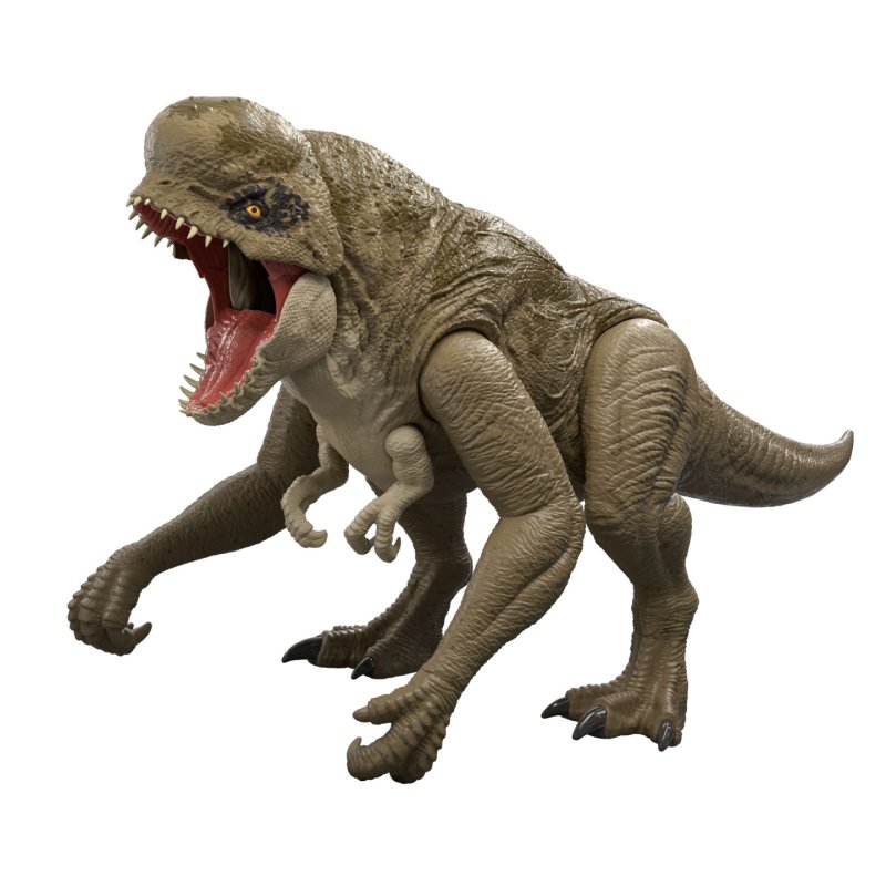 Jurassic World Rebirth Super Colossal Distortus Rex Dinosaur Figure, 31 Inch, Swallows Minis