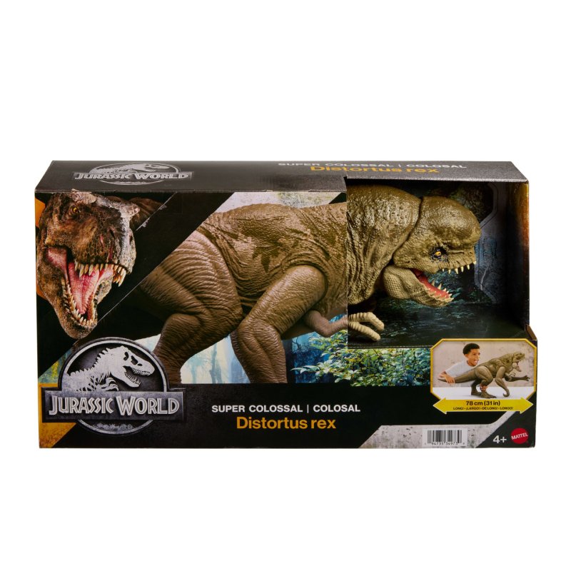 Jurassic World -Figurine Distortus Rex Super Colossal-avale mini-dinos