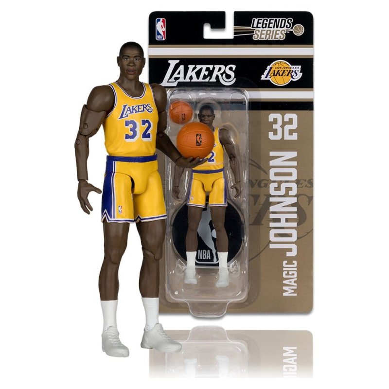 NBA Legends Series Action Figure Earvin "Magic" Johnson (Los Angeles Lakers) 15 cm