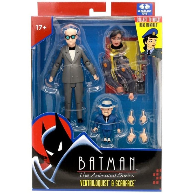 Batman: The Animated Series DC Direct Build-A Figure Action Figure Ventriloquist & Scarface 15 cm