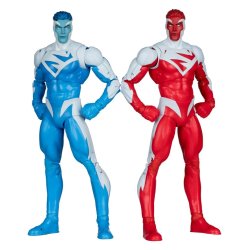 DC Multiverse Action Figures 2-Pack Superman Blue vs. Superman Red (Gold Label) 18 cm