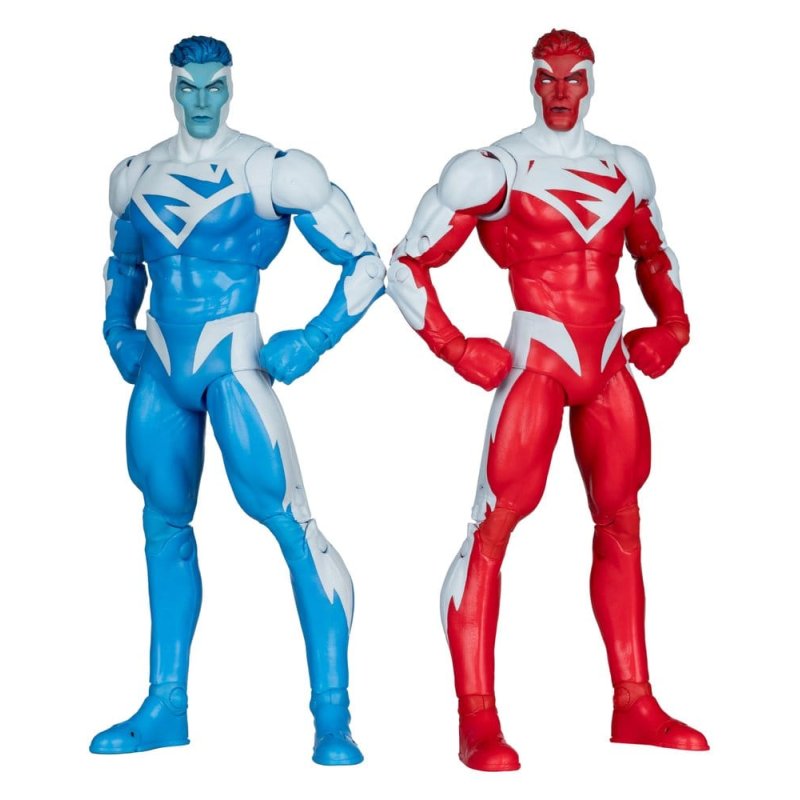 DC Multiverse Action Figures 2-Pack Superman Blue vs. Superman Red (Gold Label) 18 cm