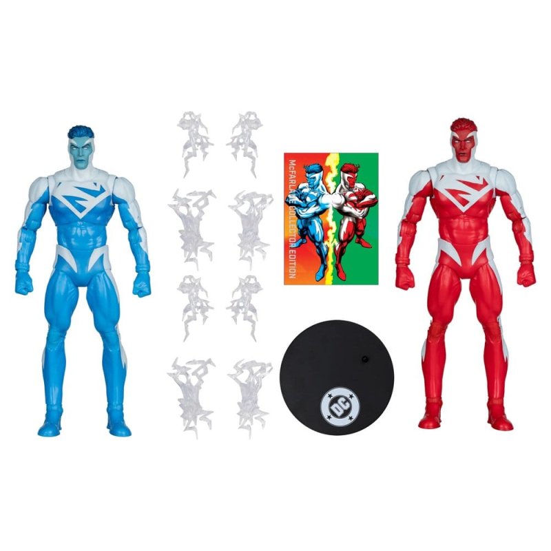 DC Multiverse Action Figures 2-Pack Superman Blue vs. Superman Red (Gold Label) 18 cm