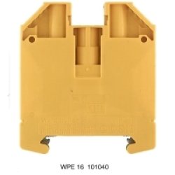 Weidmüller 1010400000 bornier Vert, Jaune