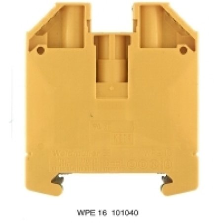 Weidmüller 1010400000 bornier Vert, Jaune