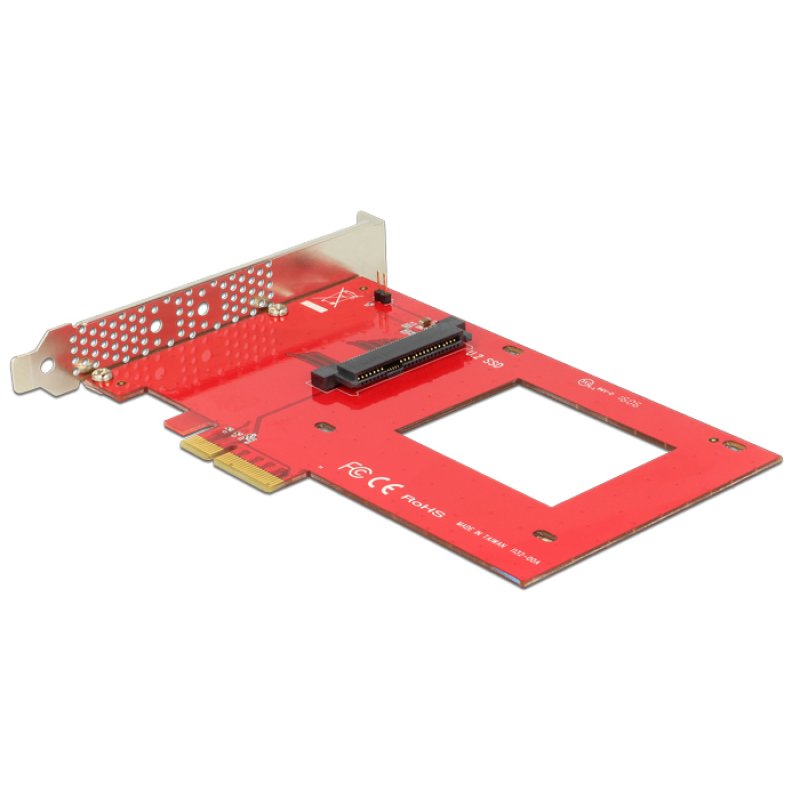 Delock PCI Express Card 1 x internal U.2 NVMe - Speicher-Controller - 2.5" (6.4 cm)