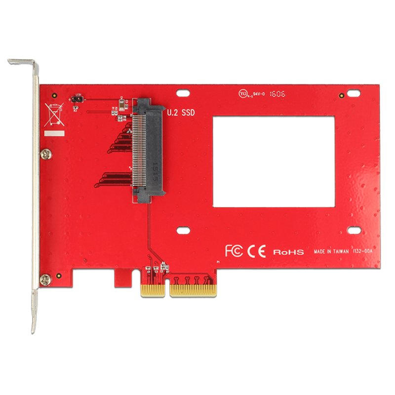 Delock PCI Express Card 1 x internal U.2 NVMe - Speicher-Controller - 2.5" (6.4 cm)