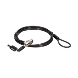 Conceptronic CUSTODIO02BS câble antivol Noir 1,8 m