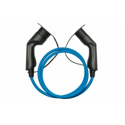 Kabelmeister EVC01-075B câble de chargement de véhicules électriques Bleu Type 2 3 7,5 m