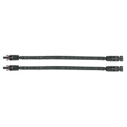 kabelmeister Solar-Fensterdurchführung MC4 schwarz 30cm