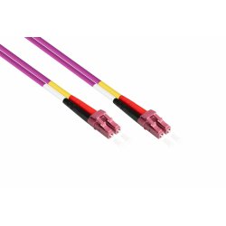 kabelmeister OM4 LWL Dpx Patchkabel LC/LC MM 50/125Á 3m