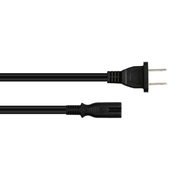 kabelmeister Netkabel USA Typ A an C7 UL schwarz 3 m