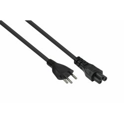 Kabelmeister SK6005-S018 power cable Black 1.8 m Power plug type J IEC C5