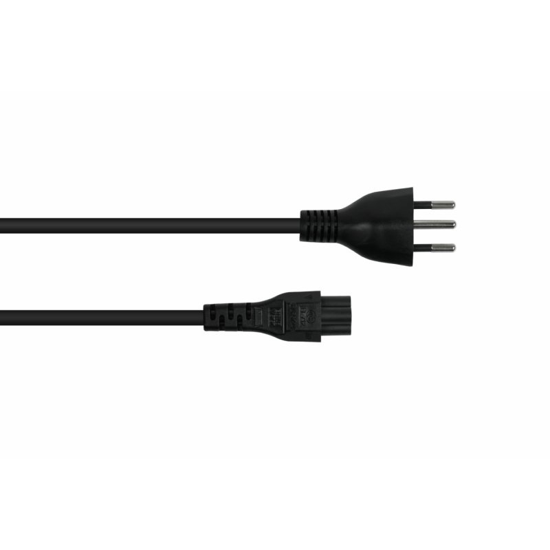 Kabelmeister SK6005-S018 power cable Black 1.8 m Power plug type J IEC C5