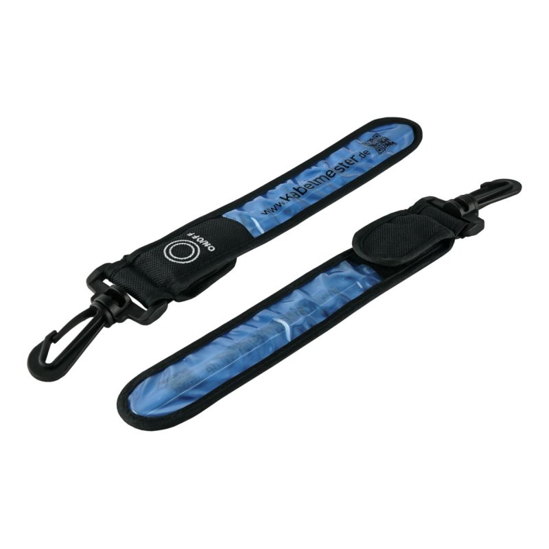 kabelmeister LED-Leuchtband Blinkl. Reflekt. blau