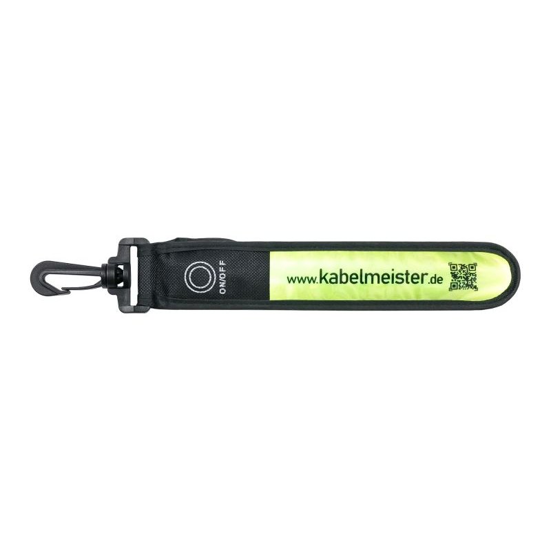 kabelmeister LED-Leuchtband Blinkl. Reflekt. gelb