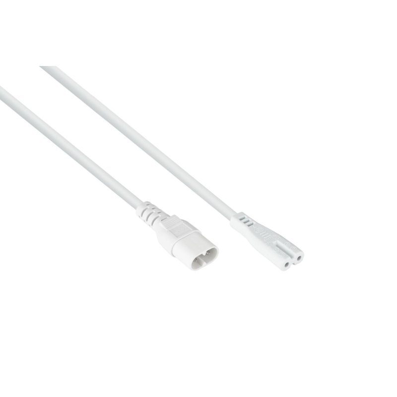 Kabelmeister SK0870-W010 power cable White 1 m C8 coupler IEC C7