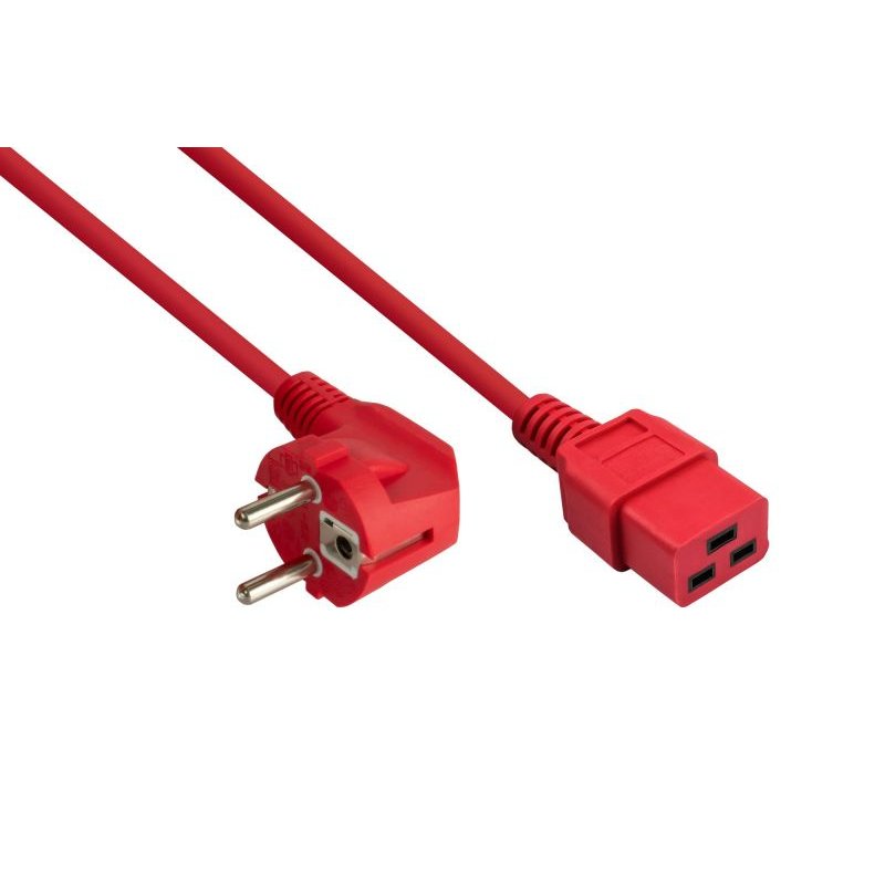 Kabelmeister SK0190-R018 power cable Red 1.8 m Power plug type E F IEC C19