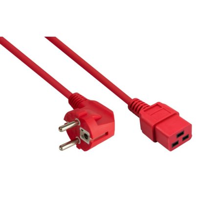 Kabelmeister SK0190-R018 power cable Red 1.8 m Power plug type E F IEC C19