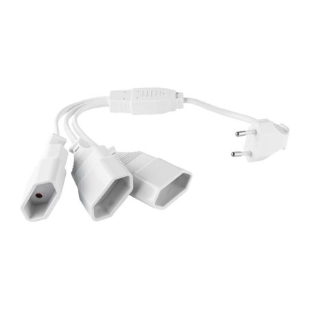 Kabelmeister SK0413-W002 power extension 0.2 m 3 AC outlet(s) Indoor White