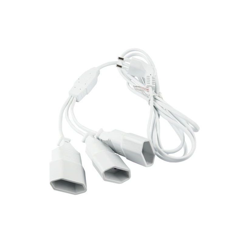 Kabelmeister SK0413-W020 power extension 2.25 m 3 AC outlet(s) Indoor White