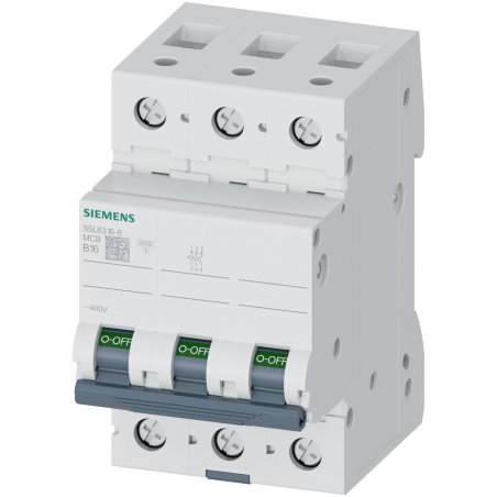 Siemens Automat B 16A 5SL63166 400V 6kA 3p