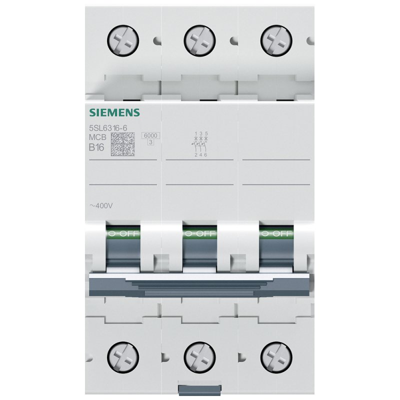 Siemens CIRCUIT BREAKER 6KA 3POL B16