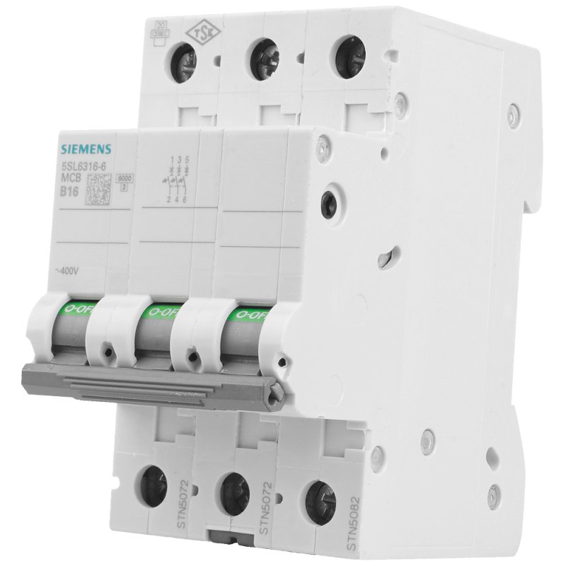 Siemens CIRCUIT BREAKER 6KA 3POL B16
