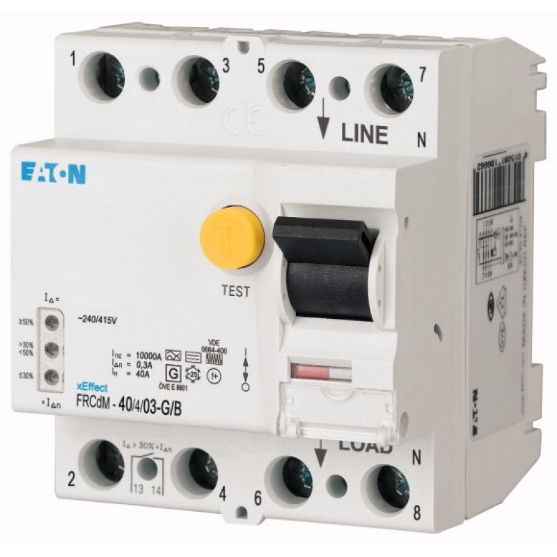 Eaton FRCDM-40/4/03-G/B circuit breaker Residual-current device